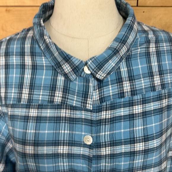 Tulip soft cotton high low hi lo tunic dress roomy Large XL lagenlook pockets - Picture 2 of 13